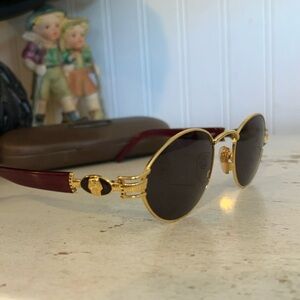 90s Vintage Charme Italy Sunglasses Egyptian pattern